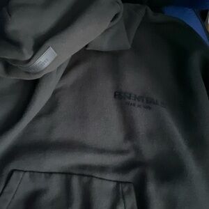 Black Essentials Fear Of God Hoodie